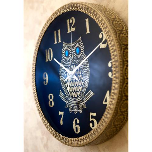 フクロウ★【静音/連続秒針/壁掛時計】アルテミスウォールクロック 掛け時計 フクロウ☆【静音/連続秒針/壁掛時計】アルテミスウォールクロック