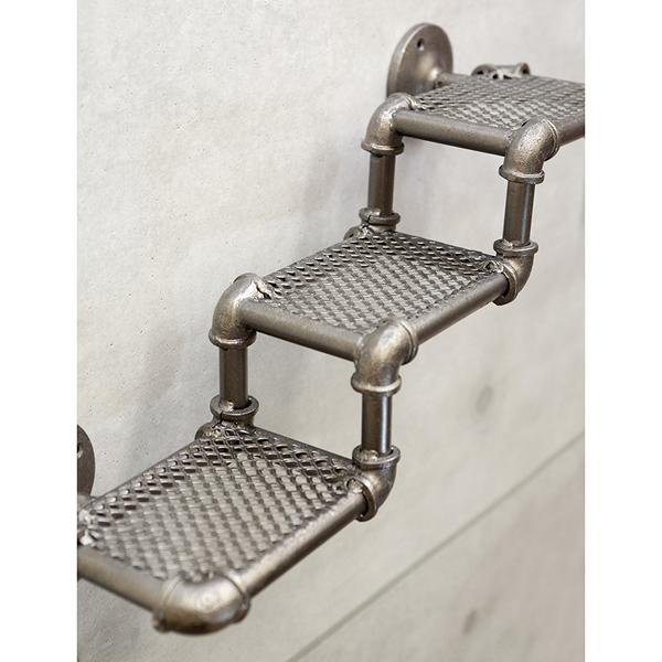 ウォールシェルフ 壁面 壁 シェルフ ラック 配管モチーフ