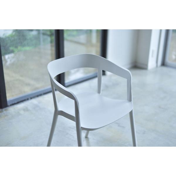 東谷 ダイニングチェア ガーデンチェア 椅子 グレー ホワイト 白