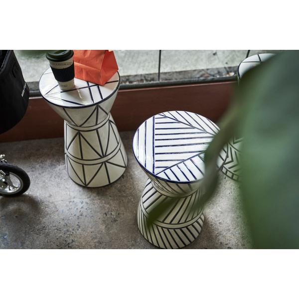 新品 送料込み スツール 椅子 陶器 花台 1台 H45cm スツール おしゃれ 陶器 玄関スツール 椅子 花台 フラワースタンド