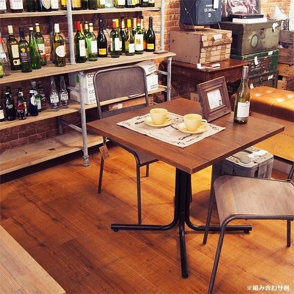 東谷 カフェテーブル 正方形 75×75cm おしゃれ 脚 ソファサイド 北欧