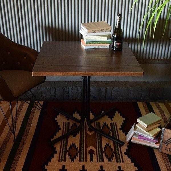 東谷 カフェテーブル 正方形 75×75cm おしゃれ 脚 ソファサイド 北欧