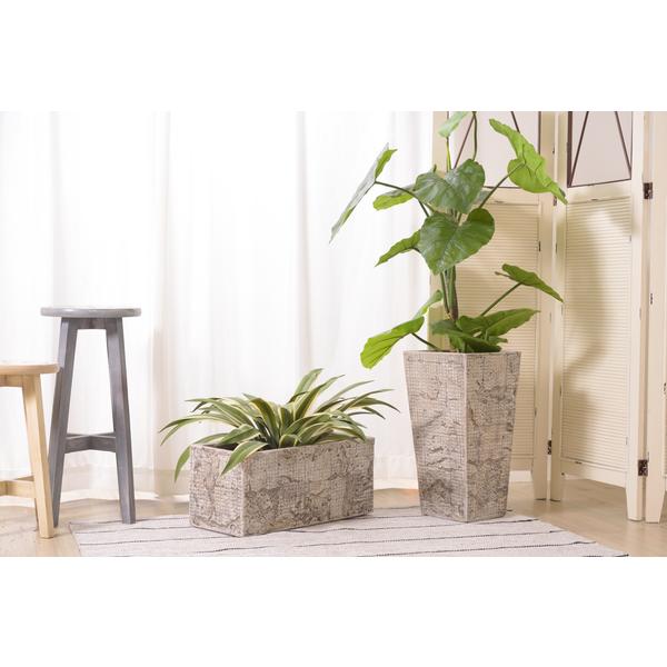 東谷 プランターカバー 鉢 縦長 スリム ベース 入れ物 装飾 飾り 観葉