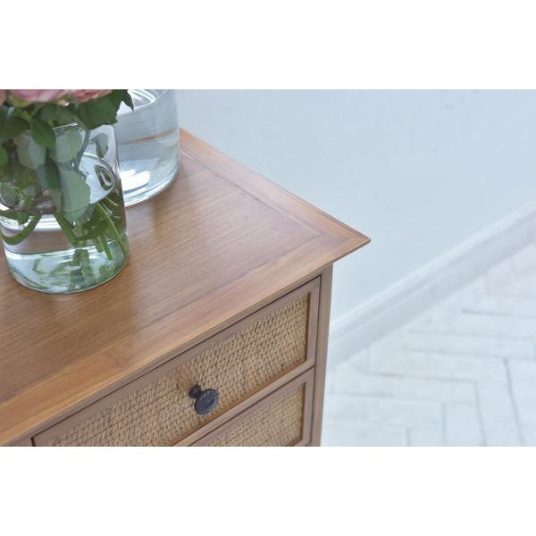 東谷 チェスト 棚 タンス たんす 天然木 ラタン アジアン 南国系