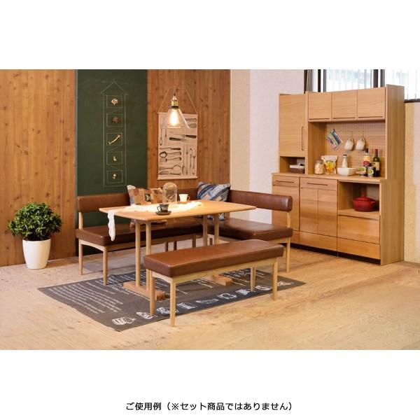 東谷 ダイニングベンチ 背もたれ付き チェア 椅子 110cm 二人掛け