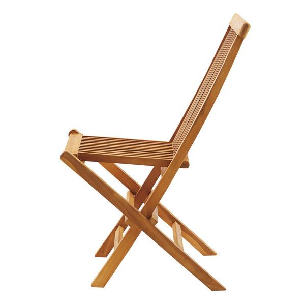 【送料込/新品未使用】ガーデンチェア　ナチュラル　北欧　折りたたみ ガーデンチェア ナチュラルウッド 折り畳み ガーデン チェア