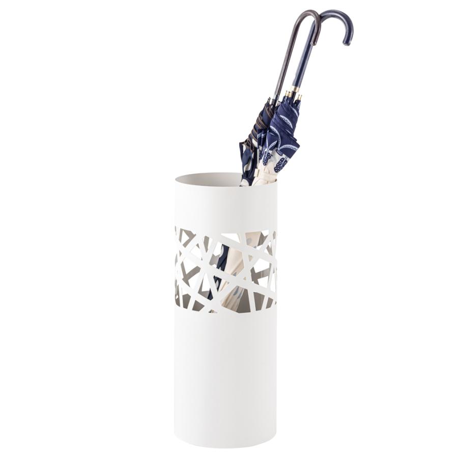 好評 傘立て 白 黒 ホワイト ブラック スリム おしゃれ 屋外 室内 外置き 内置き 北欧 傘たて デザイン お洒落 芸術的 スタイリッシュ 円柱形 丸型 Cisama Sc Gov Br