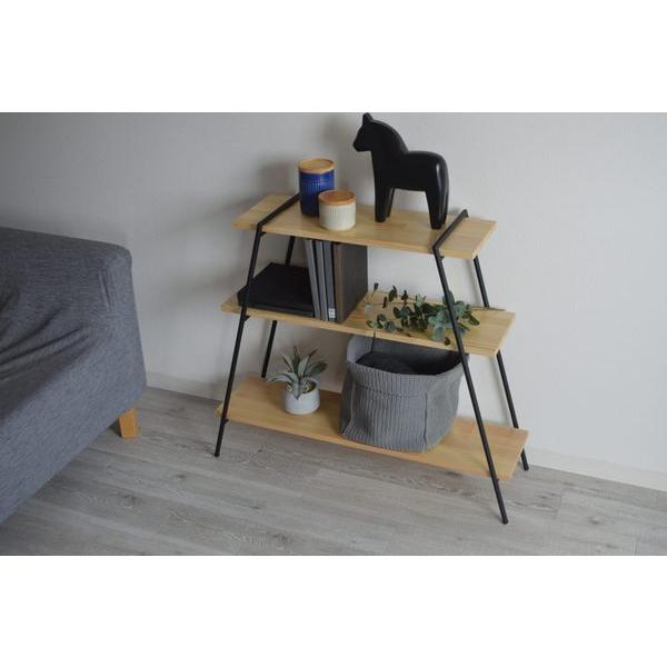 東谷 ラック 棚 収納ラック 3段 飾り台 おしゃれ スタイリッシュ