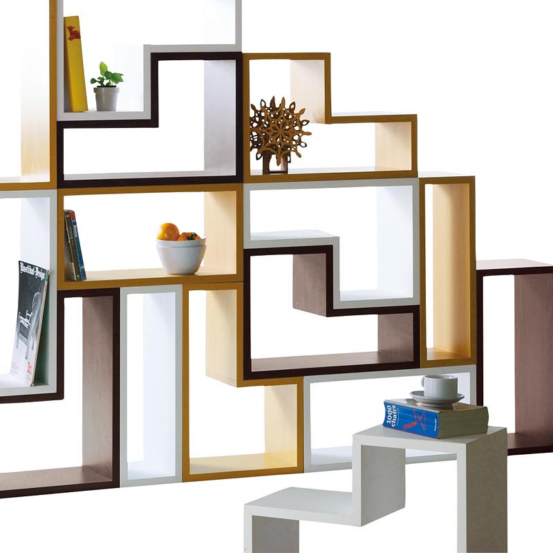 東谷 ラック 棚 パズル L型 形状 デザイン 組み合わせ 組合せ 収納