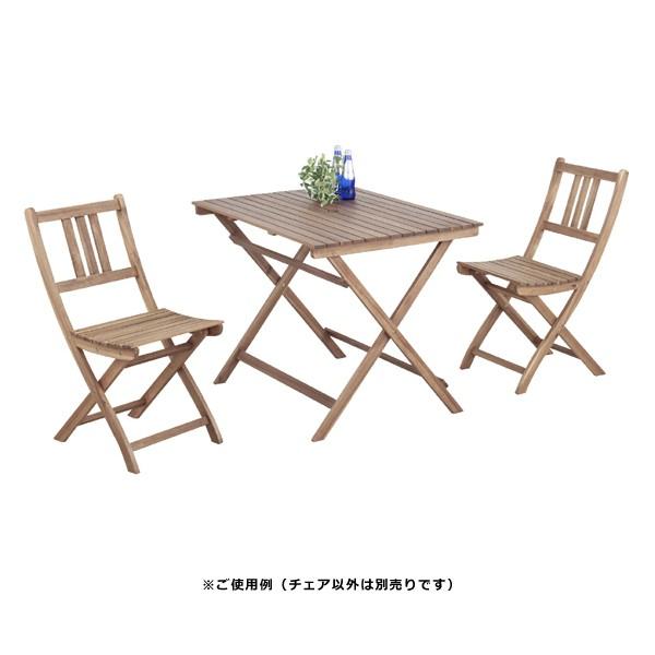 東谷 ガーデンチェア 木製 椅子 折り畳み アウトドア 屋外向け