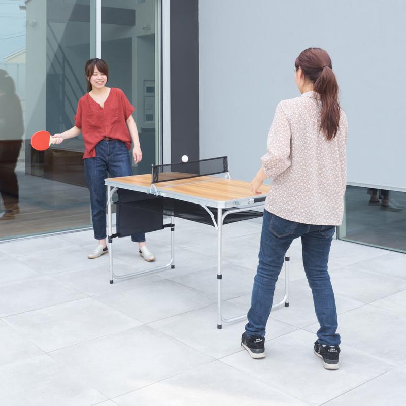 東谷 折りたたみテーブル ピンポン台 卓球台 卓球テーブル アウトドア