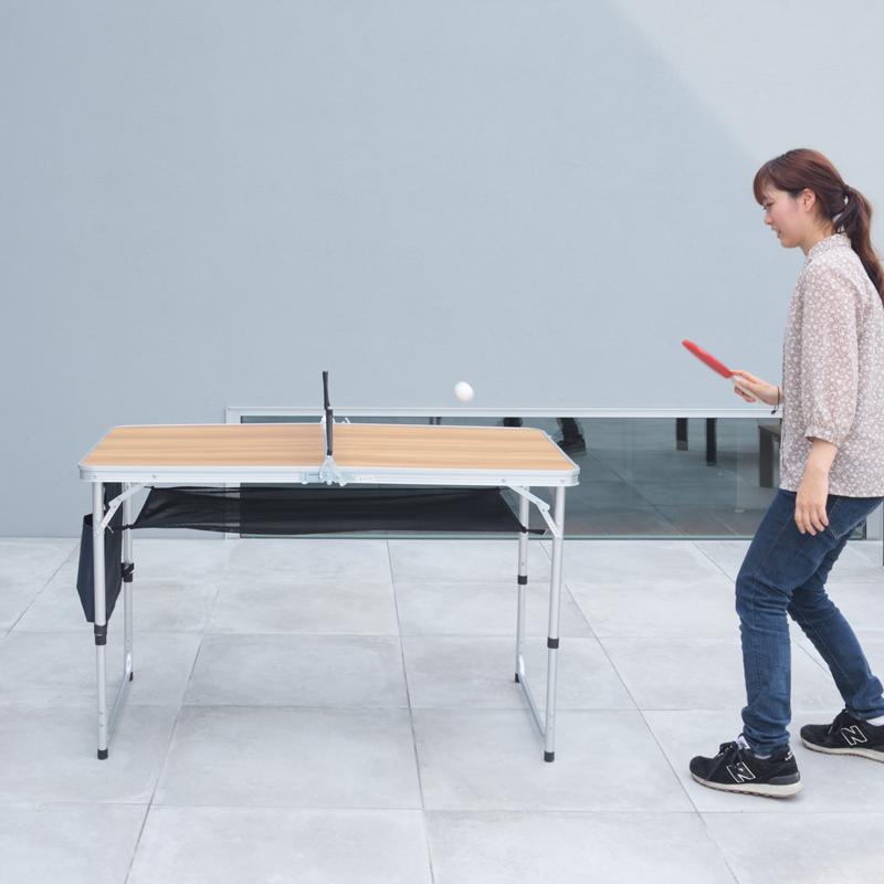 東谷 ピンポンテーブル 卓球ができるアウトドアテーブル 折りたたみ 折り畳み 卓球台 アウドアテーブル おうち時間 巣ごもり おうちで楽しもう 室内遊具 室内運動 在宅 遊び 運動 送料無料 東谷 折りたたみテーブル ピンポン台 卓球台 卓球テーブル アウトドア