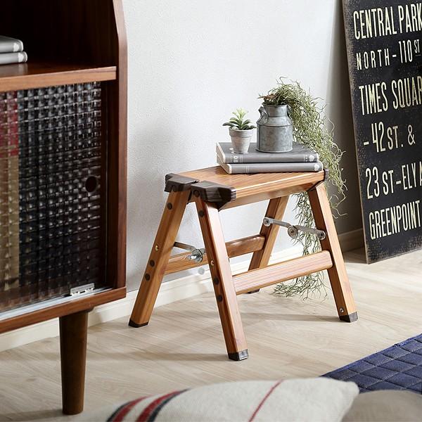 東谷 アルミ脚立 おしゃれ 1段 インテリア 踏み台 ステップ台 : うさぎ