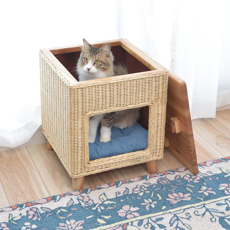 東谷 ペットハウス ネコ 猫 ねこ スツール 椅子 サイドテーブル