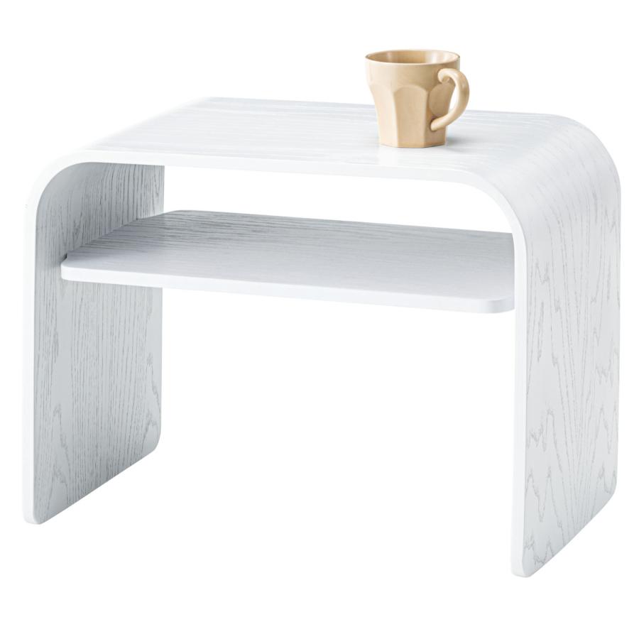 東谷 サイドテーブル コの字 おしゃれ 北欧 木製 収納 ローサイド