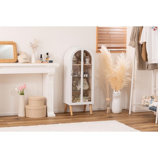 A512♠️ガラス棚 飾り棚 シェルフ【W600D310H1100】 A512♠️ガラス棚 飾り棚 シェルフ【W600D310H1100】 棚・ラック