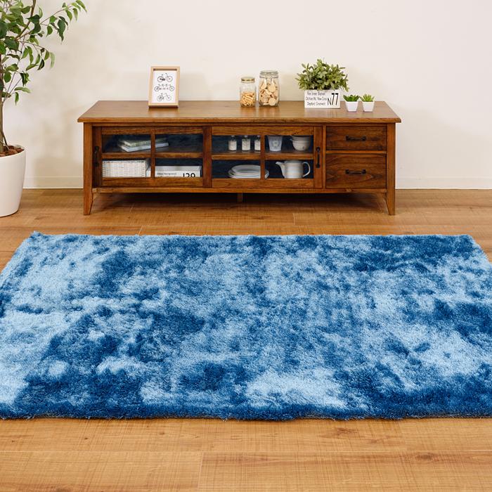 東谷 ラグ ラグマット シャギーラグ マット 190×130cm 長方形 ラグ