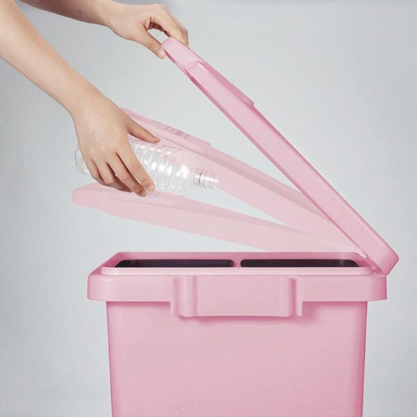 東谷 ごみ箱 ふた付き 蓋あり ゴミ箱 ピンク 白 茶 : うさぎ屋