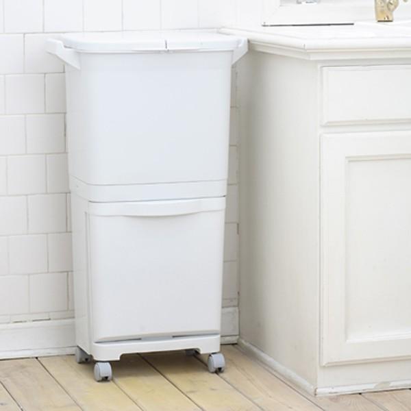 新品 ゴミ箱 45リットル キャスター付き ふた付き スリム 分別 生ゴミ入れ Amazon｜(キャスター付き)ゴミ箱 自動開閉式 45リットル 対応