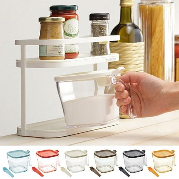 調味料入れ おしゃれ スリム 調味料ケース 砂糖 塩 ケース 入れ物 計量スプーン付き Azm Rsp 2 うさぎ屋 株式会社一兎 通販 Yahoo ショッピング