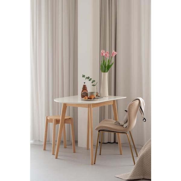 東谷 ダイニングテーブル 壁寄せ 2人 サイズ 半円 変形 変わった