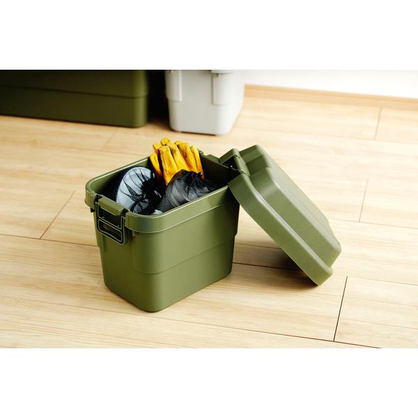 収納ボックス トランクカーゴ 箱 衣類収納 おもちゃ箱 蓋 座れる おしゃれ 道具箱 工具箱 ツールボックス ガレージ アウトドア キャンプ 釣り道具 日本製 | 東谷 | 13