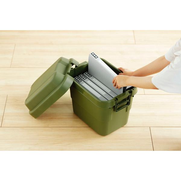 収納ボックス トランクカーゴ 箱 衣類収納 おもちゃ箱 蓋 座れる おしゃれ 道具箱 工具箱 ツールボックス ガレージ アウトドア キャンプ 釣り道具 日本製 | 東谷 | 14