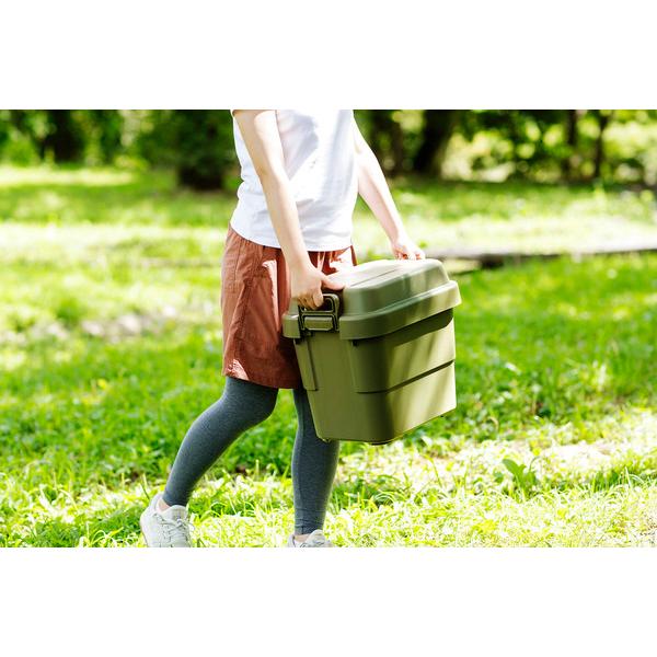 収納ボックス トランクカーゴ 箱 衣類収納 おもちゃ箱 蓋 座れる おしゃれ 道具箱 工具箱 ツールボックス ガレージ アウトドア キャンプ 釣り道具 日本製 | 東谷 | 15