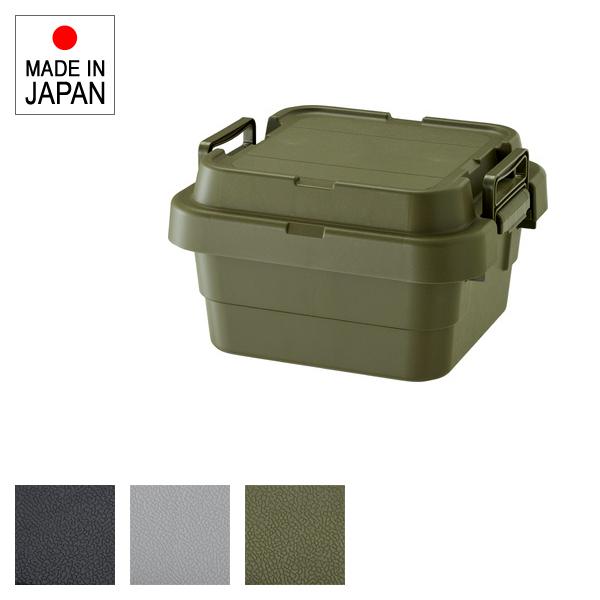 収納ボックス 収納ケース シンプル ミリタリー調 おしゃれ トランクカーゴ 屋外 ガレージ 車庫 玄関 アウトドア キャンプ 釣り ファイル収納 持ち運び 整理整頓 | 東谷
