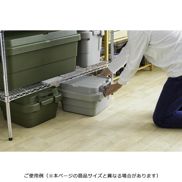 収納ボックス 収納ケース シンプル ミリタリー調 おしゃれ トランクカーゴ 屋外 ガレージ 車庫 玄関 アウトドア キャンプ 釣り ファイル収納 持ち運び 整理整頓 | 東谷 | 08