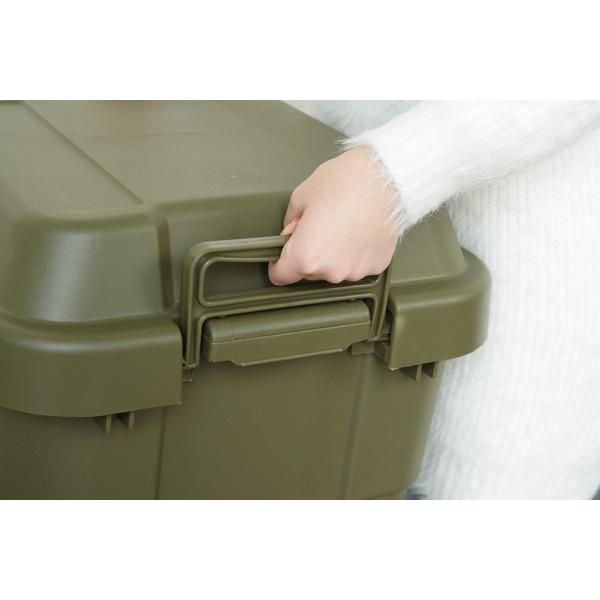 収納ボックス トランクカーゴ 収納ケース 衣類 ふた付き 蓋 座れる おしゃれ 道具箱 工具箱 ツールボックス ガレージ アウトドア キャンプ 釣り道具 日本製 | 東谷 | 09