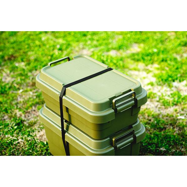 収納ボックス アウトドア キャンプ 釣り道具収納 収納ケース トランクカーゴ フタ付き ふた 蓋 日本製 座れる おしゃれ ツールボックス ガレージ 車庫 | 東谷 | 13