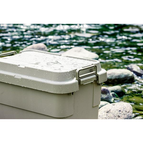 収納ボックス アウトドア キャンプ 釣り道具収納 収納ケース トランクカーゴ フタ付き ふた 蓋 日本製 座れる おしゃれ ツールボックス ガレージ 車庫 | 東谷 | 11
