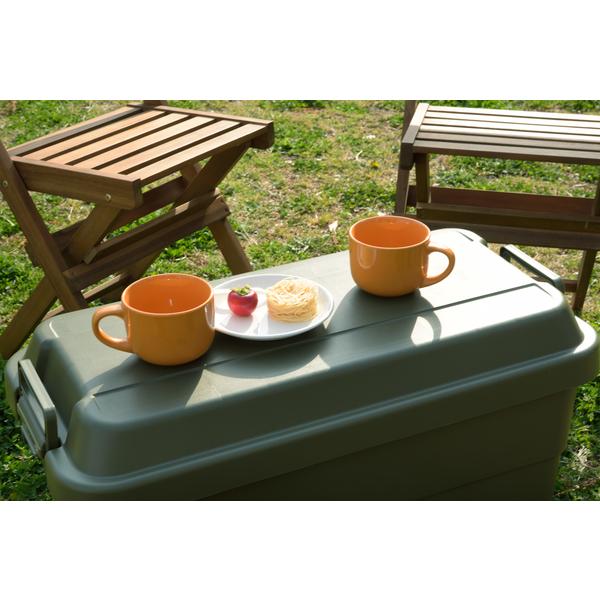 収納ボックス ケース フタ付き ミリタリー調 おしゃれ トランクカーゴ ツールボックス ガレージ 車庫 玄関 屋外 キャンプ バーベキュー ファイル収納 整理整頓 | 東谷 | 13