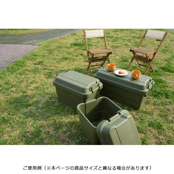 収納ボックス ケース フタ付き ミリタリー調 おしゃれ トランクカーゴ ツールボックス ガレージ 車庫 玄関 屋外 キャンプ バーベキュー ファイル収納 整理整頓 | 東谷 | 16