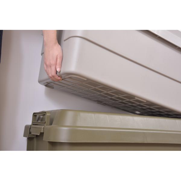 収納ボックス ケース フタ付き ミリタリー調 おしゃれ トランクカーゴ ツールボックス ガレージ 車庫 玄関 屋外 キャンプ バーベキュー ファイル収納 整理整頓 | 東谷 | 11