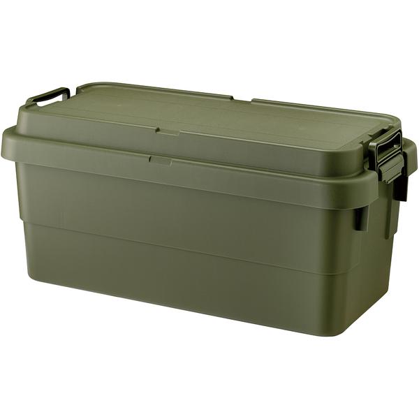 収納ケース 収納BOX 収納ボックス スツール シンプル ミリタリー調 トランクカーゴ ガレージ 車庫 玄関 アウトドア ファイル収納 持ち運び 整理整頓 日本製 | 東谷 | 06