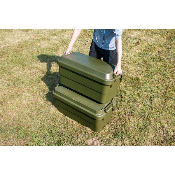 収納ケース 収納BOX 収納ボックス スツール シンプル ミリタリー調 トランクカーゴ ガレージ 車庫 玄関 アウトドア ファイル収納 持ち運び 整理整頓 日本製 | 東谷 | 08