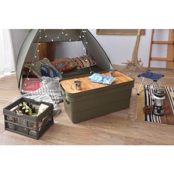 テーブルトップ 70L専用 天板 天然木製 収納袋付き 折りたたみ 折り畳み コンパクト 携帯 持ち運び トランクカーゴ別売り 【商品コード：azm-tc-70s専用】 | 東谷 | 03