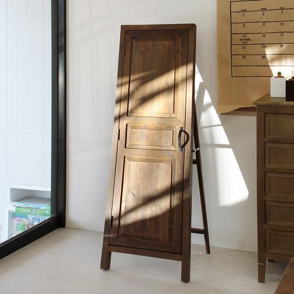 東谷 姿見鏡 全身 木製 アンティーク調 おしゃれ スタンドミラー
