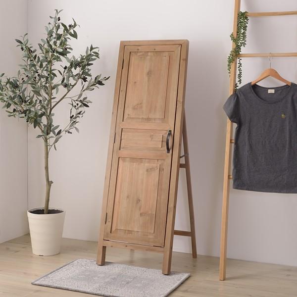 東谷 姿見鏡 全身 木製 アンティーク調 おしゃれ スタンドミラー