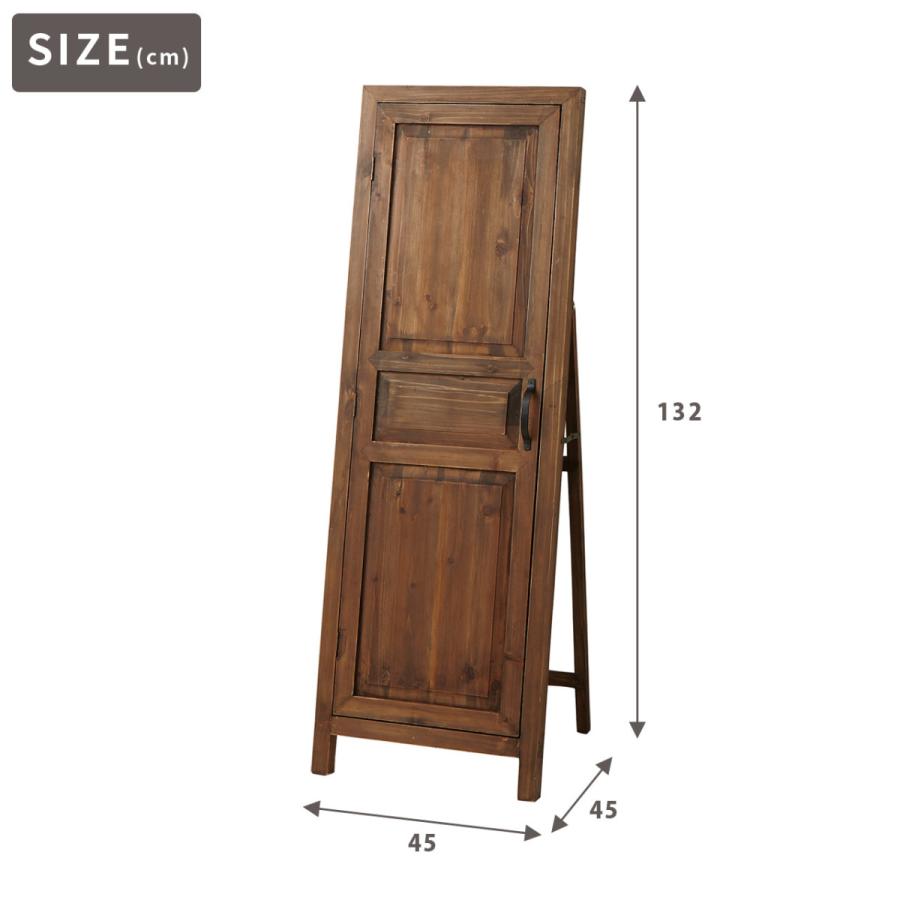 東谷 姿見鏡 全身 木製 アンティーク調 おしゃれ スタンドミラー