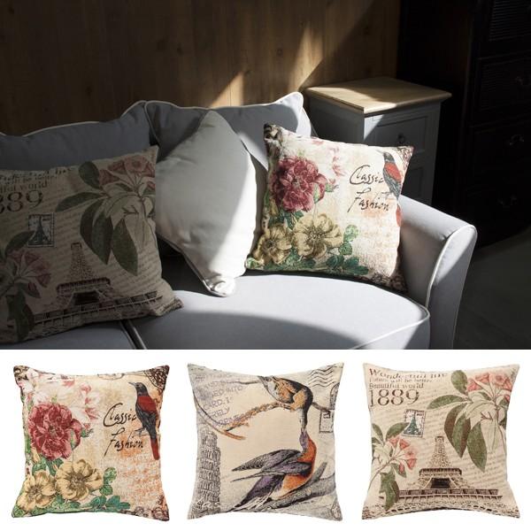 クッション 正方形 45 45cm エッフェル塔 鳥 イラスト調 おしゃれ かわいい インテリア Azm Ttc 114 うさぎ屋 株式会社一兎 通販 Yahoo ショッピング