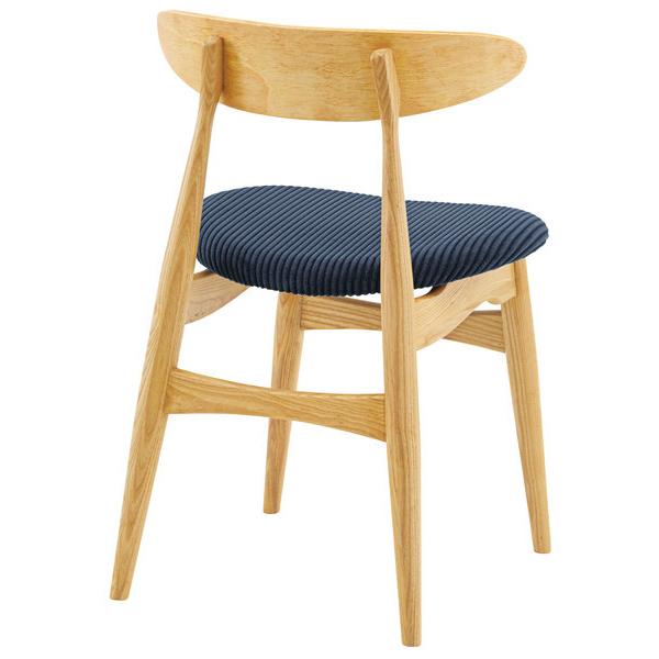 東谷 ダイニングチェア 椅子 リビング 天然木 脚 木製 コーデュロイ