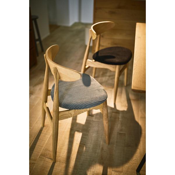 東谷 ダイニングチェア 椅子 リビング 天然木 脚 木製 コーデュロイ