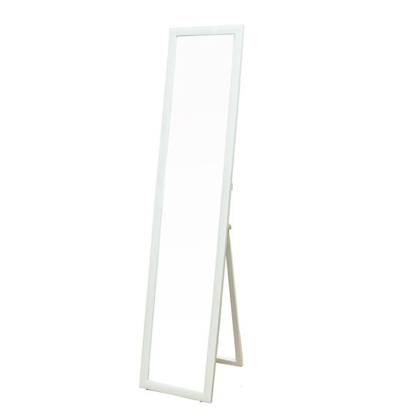 スタンドミラー 姿見鏡 ピンク パープル 紫 ホワイト 白 : うさぎ屋