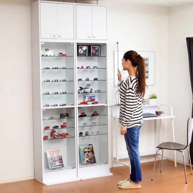コレクションラック 深型ハイタイプ セット（本体+上置き） 2セット 楽天市場】コレクション ラック 深型ハイタイプ セット（本体+上