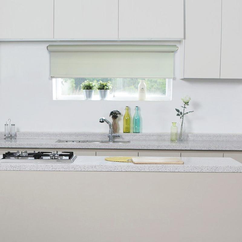 立川機工 ロールスクリーン 横長 窓 防炎 遮光 2級 ロールカーテン