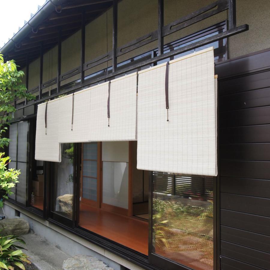 【新入荷】 すだれ 幅181-200×高さ181-200cm 屋外 おしゃれ 巻き上げ すだれカーテン 目隠し 簾掛け 防炎 フック 取り付け 簡単 間仕切り 日除け ロールアップ PVC 日本製 【V6979334266】(25385円)