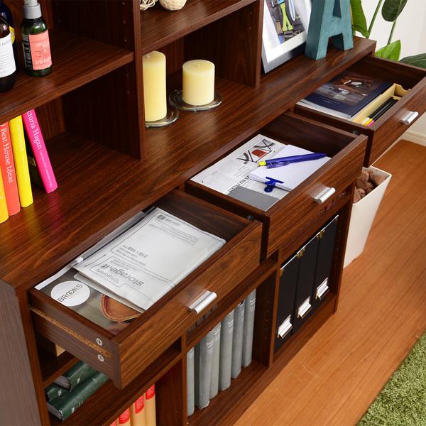 壁面収納 大容量 本棚 コミック収納 大きいサイズ : うさぎ屋